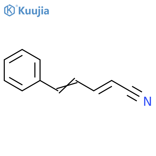 2,4-Pentadienenitrile, 5-phenyl-, (2E)- structure