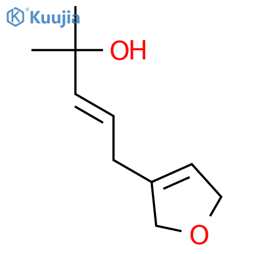 3-PENTEN-2-OL, 5-(2,5-DIHYDRO-3-FURANYL)-2-METHYL- structure