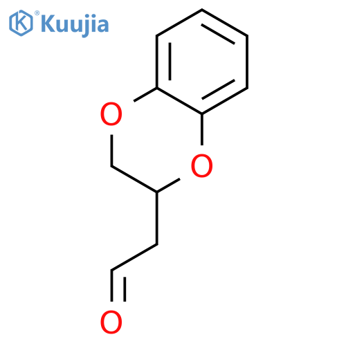 2-(2,3-dihydro-1,4-benzodioxin-2-yl)acetaldehyde structure