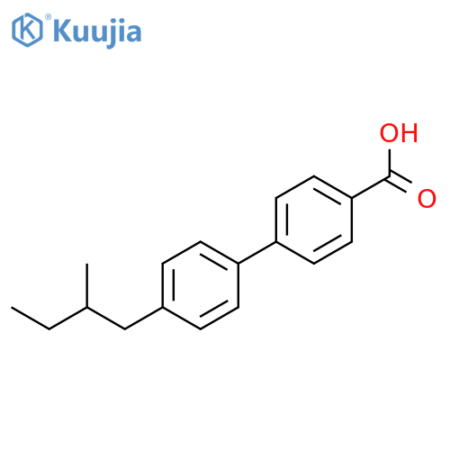 4'-(2S)-2-Methylbutyl-1,1'-biphenyl-4-carboxylicacid structure