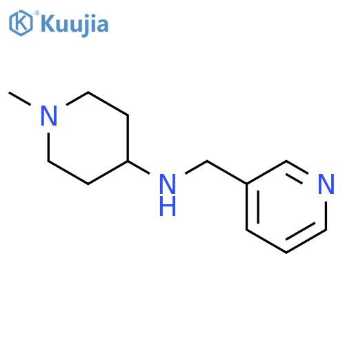 1-methyl-N-[(pyridin-3-yl)methyl]piperidin-4-amine structure