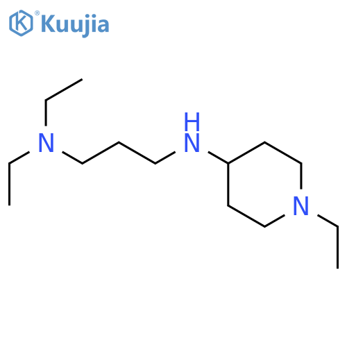 N,N-Diethyl-N'-(1-ethyl-piperidin-4-yl)-propane-1,3-diamine structure