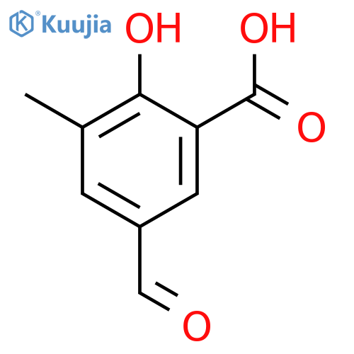 5-Formyl-3-methylsalicylic acid structure