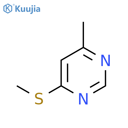 Pyrimidine, 4-methyl-6-(methylthio)- structure