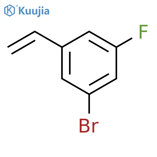 1-bromo-3-ethenyl-5-fluorobenzene structure