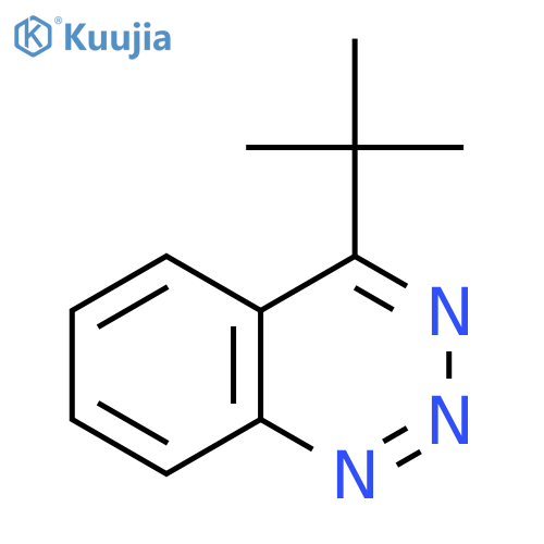 1,2,3-Benzotriazine, 4-(1,1-dimethylethyl)- structure