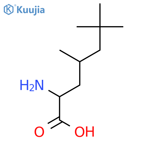 2-amino-4,6,6-trimethylheptanoic acid structure