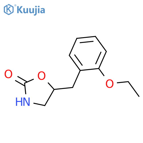 2-OXAZOLIDINONE, 5-[(2-ETHOXYPHENYL)METHYL]- structure