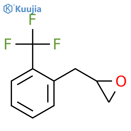 2-{2-(trifluoromethyl)phenylmethyl}oxirane structure