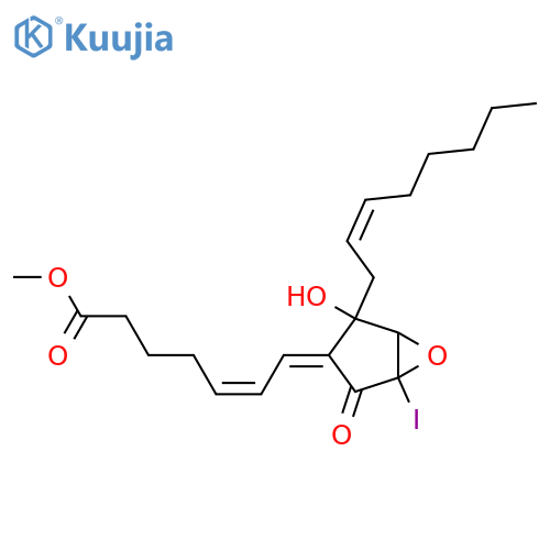 Chlorovulones; (5Z,7E,14Z)-form, Iodo analogue, 10R,11S-epoxide structure