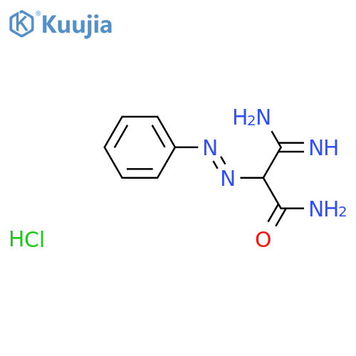 3-Amino-3-imino-2-(2-phenyldiazenyl)propanamide Hydrochloride structure