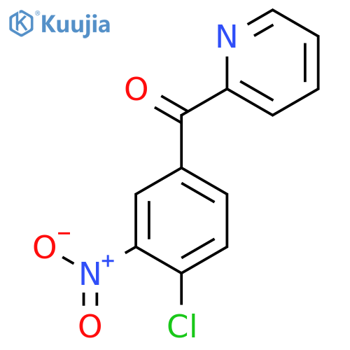 METHANONE, (4-CHLORO-3-NITROPHENYL)-2-PYRIDINYL- structure