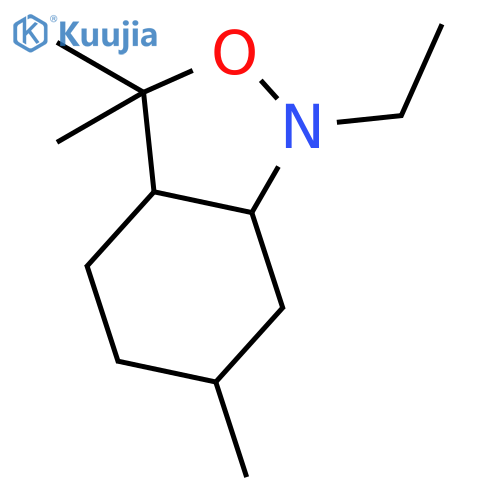 1-ethyl-3,3,6-trimethyl-3a,4,5,6,7,7a-hexahydro-2,1-benzoxazole structure