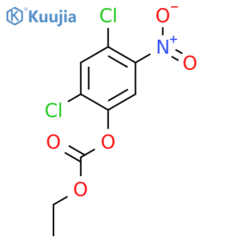 2,4-Dichloro-5-nitrophenyl ethyl carbonate structure