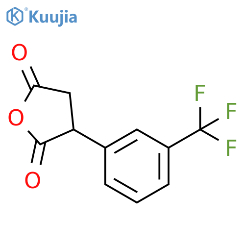 3-3-(trifluoromethyl)phenyloxolane-2,5-dione structure