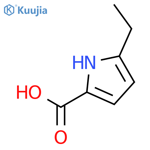 5-ethyl-1H-pyrrole-2-carboxylic acid structure