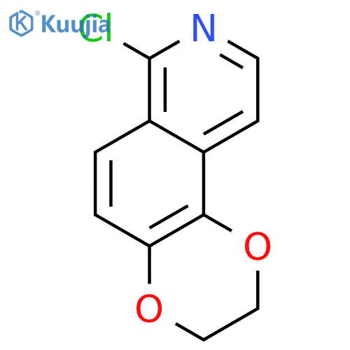 7-Chloro-2,3-dihydro-[1,4]dioxino[2,3-F]isoquinoline structure