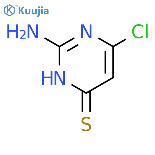 2-Amino-6-chloropyrimidine-4(3H)-thione structure