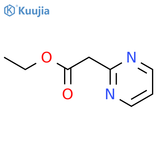 Ethyl 2-(pyrimidin-2-yl)acetate structure