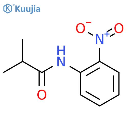 Propanamide, 2-methyl-N-(2-nitrophenyl)- structure