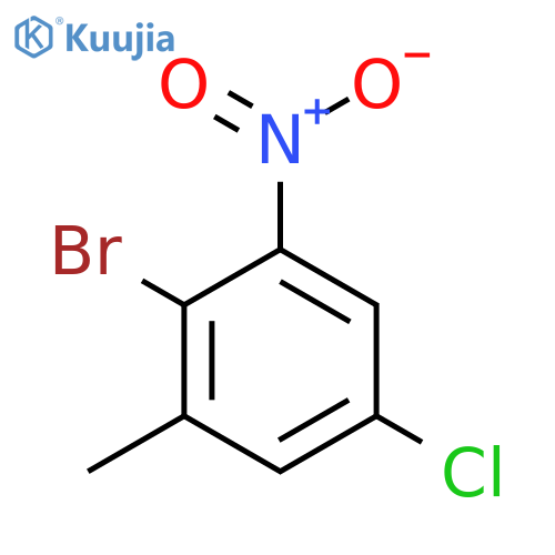 2-Bromo-5-chloro-1-methyl-3-nitrobenzene structure