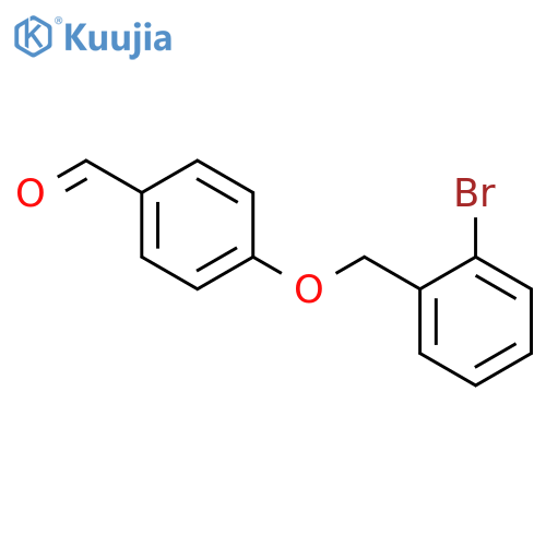 4-(2-Bromobenzyl)oxybenzaldehyde structure