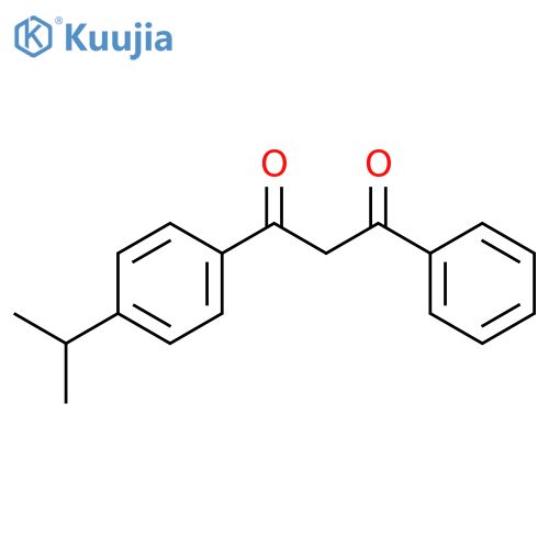 (2z)-3-Hydroxy-1-Phenyl-3-4-(Propan-2-Yl)PhenylProp-2-En-1-One structure