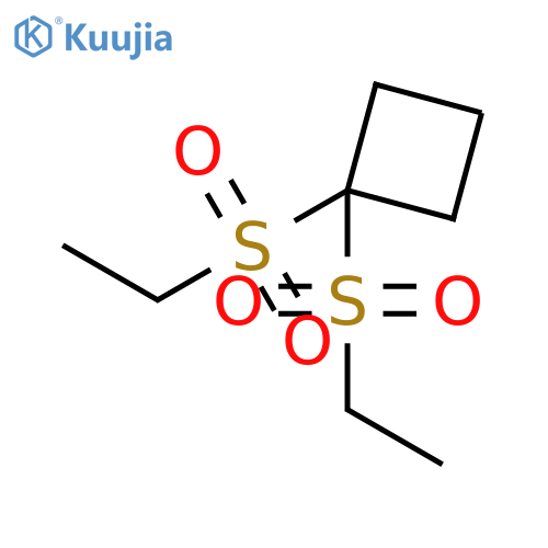 Cyclobutane,1,1-bis(ethylsulfonyl)- structure
