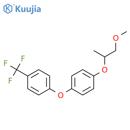 BENZENE, 1-[4-(2-METHOXY-1-METHYLETHOXY)PHENOXY]-4-(TRIFLUOROMETHYL)- structure