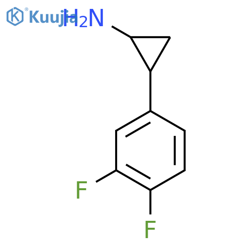 2-(3,4-Difluorophenyl)cyclopropaneamine structure