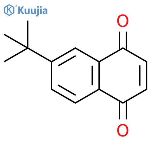 1,4-Naphthalenedione, 6-(1,1-dimethylethyl)- structure
