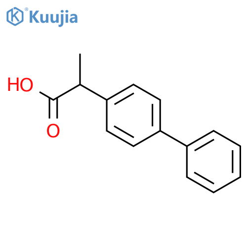 alpha-Methyl-4-biphenylacetic acid structure