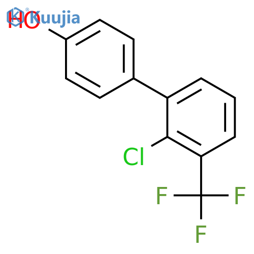 [1,1'-Biphenyl]-4-ol, 2'-chloro-3'-(trifluoromethyl)- structure