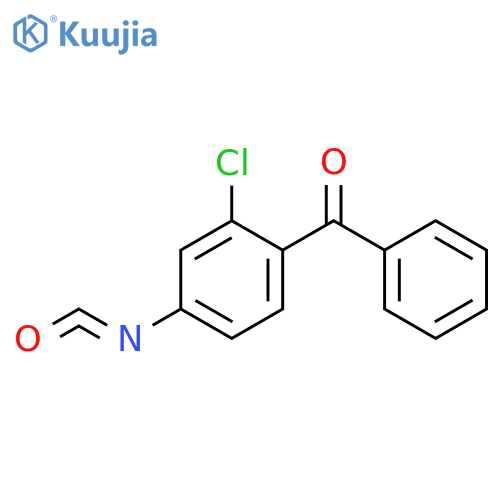 Methanone, (2-chloro-4-isocyanatophenyl)phenyl- structure