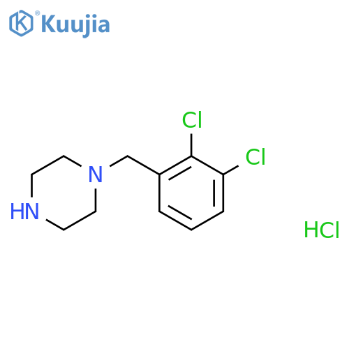 Piperazine, 1-[(2,3-dichlorophenyl)methyl]-, dihydrochloride structure