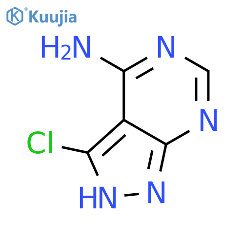 3-chloro-1H-Pyrazolo[3,4-d]pyrimidin-4-amine structure