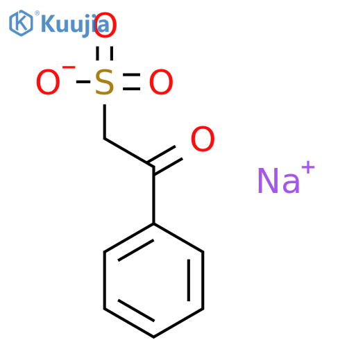 Sodium 2-oxo-2-phenylethanesulfonate structure