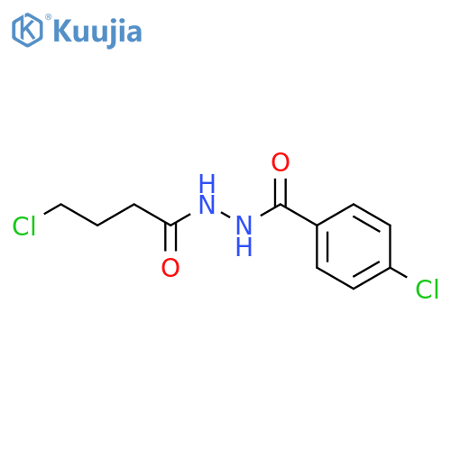 4-chloro-N'-(4-chlorobutanoyl)benzohydrazide structure