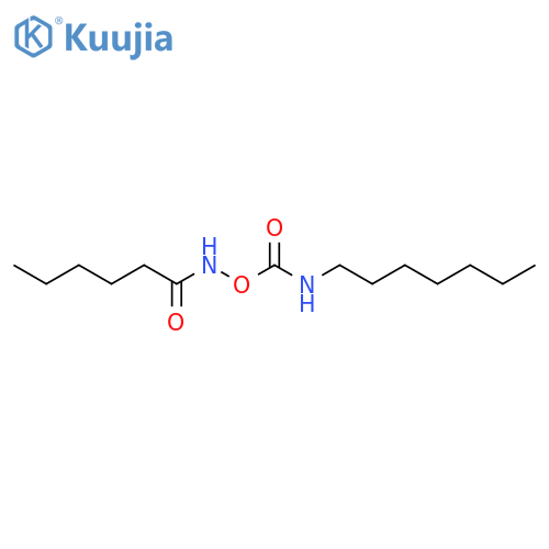 Hexanamide, N-[[(heptylamino)carbonyl]oxy]- structure