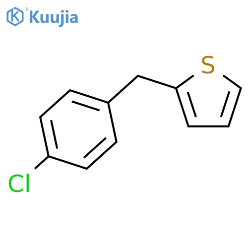 Thiophene, 2-[(4-chlorophenyl)methyl]- structure