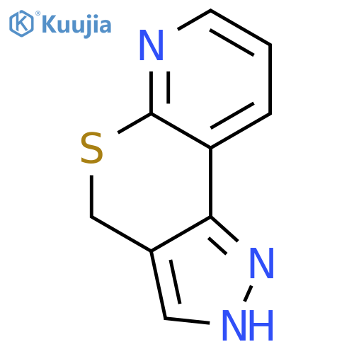 Pyrazolo[3',4':4,5]thiopyrano[2,3-b]pyridine, 1,4-dihydro- structure