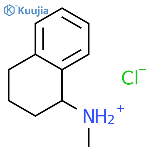 1-Naphthalenamine,1,2,3,4-tetrahydro-N-methyl-, hydrochloride (1:1) structure