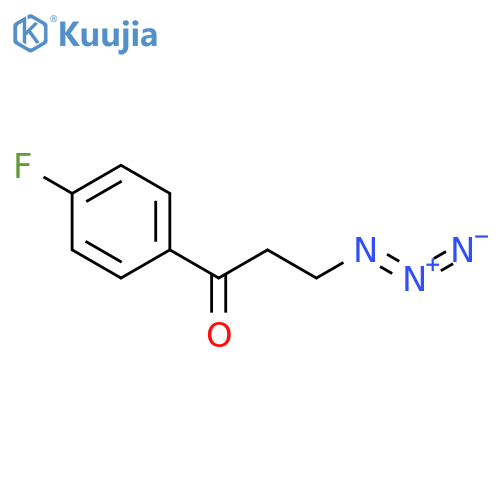 1-Propanone, 3-azido-1-(4-fluorophenyl)- structure