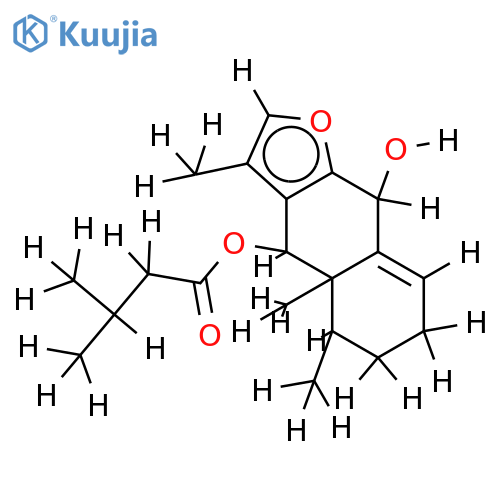 6-(3-Methylbutanoyl)---Furanoeremophil-1(10)-ene-6,9-diol structure