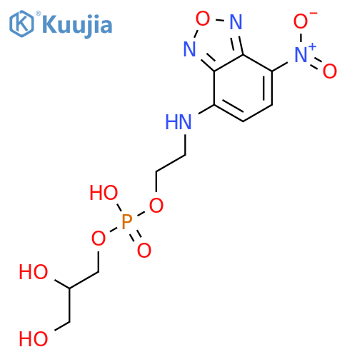 Phosphoric acid,mono(2,3-dihydroxypropyl)mono[2-[(7-nitro-2,1,3-benzoxadiazol-4-yl)amino]ethyl] ester structure