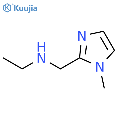 N-(1-methyl-1H-imidazol-2-yl)methylethanamine structure