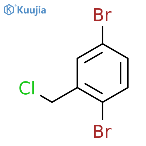 1,4-dibromo-2-(chloromethyl)benzene structure