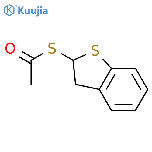 Ethanethioic acid, S-(2,3-dihydrobenzo[b]thien-2-yl) ester structure