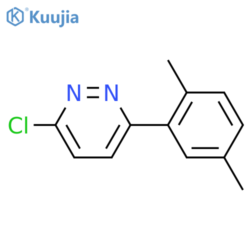 3-chloro-6-(2,5-dimethylphenyl)pyridazine structure
