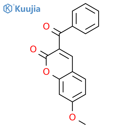 3-Benzoyl-7-methoxy Coumarin structure